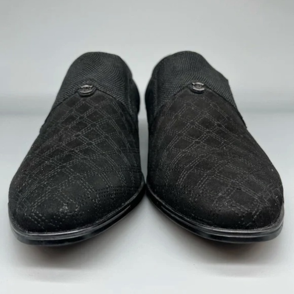 NWOT FIRENZE Lino Suede Loafer Black - Picture 6 of 9